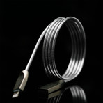 THOR Charging Cable // Silver (Apple Lightning)