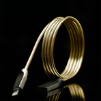 THOR Charging Cable // Gold (Apple Lightning)