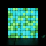 Opus One // Photoluminescent Tiles // Set of 10 (Ocean Blue Matte)