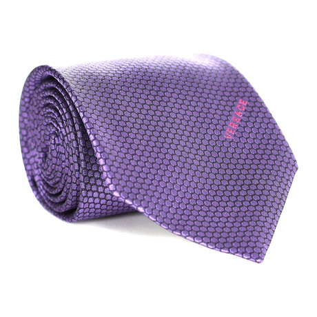Honeycomb Tie // Purple + Violet