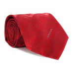 Dizzy Square Tile Tie // Red + Dark Red