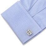 Moving Gear Shifter Cufflinks // Silver