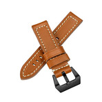 Aeromeister Watch Strap // Cognac Leather // S10