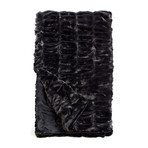 Couture Faux Fur Throw // Mink (Mahogany)