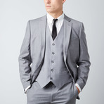 3 Piece Classic Fit Suit // Light Grey (US: 36R)