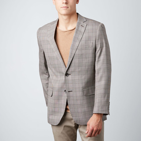 Plaid Sport Jacket // Grey (US: 38S)