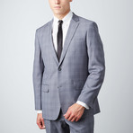 Windowpane Classic Fit Suit // Light Grey (US: 40S)