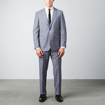 Windowpane Classic Fit Suit // Light Grey (US: 40S)