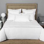 Hotel Classic // White + Ash Grey (King Pillowcase // Set of 2)
