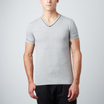 Pugnali V-Neck T-Shirt // Grey (S)