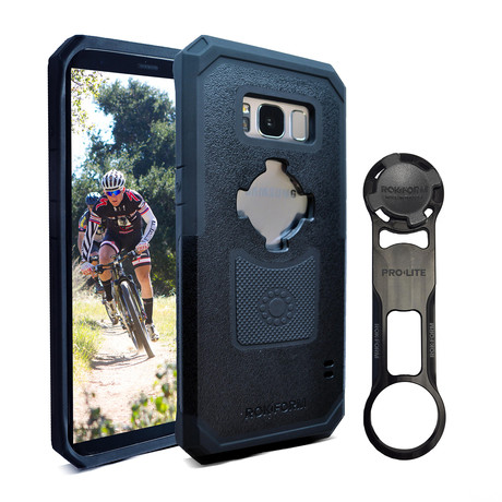 Aluminum Lite Stem Bike Mount + Case Kit // Pro Series // Galaxy S8