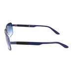 Tonal Square Metal Rim Navigator // Navy