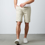 Classic Zip Front Short // Natural (40)