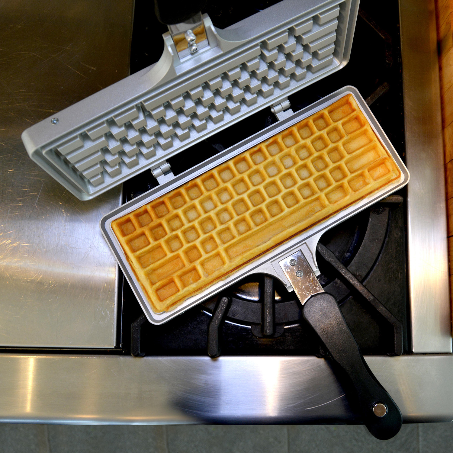 The Keyboard Waffle Iron - The Keyboard Waffle Iron - Touch of Modern
