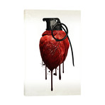 Heart Grenade (12"W x 18"H x 0.75"D)