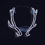 Deer Horns Neon Light
