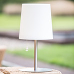 Checkmate No.2 // Table Lamp // Silver
