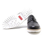Edition Perforated Lace-Up Derby // Black (Euro: 40)