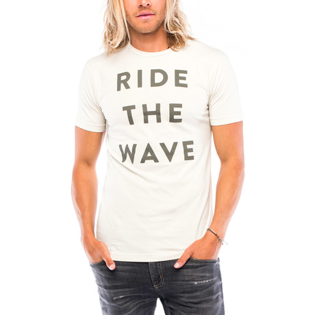 Ride The Wave T-Shirt // White (S)