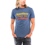 Another Day In Paradise T-Shirt // Faded Navy (L)