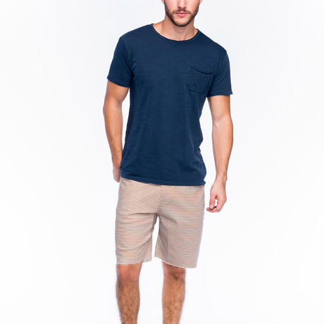 Slub Pocket T-Shirt // Dark Denim (S)