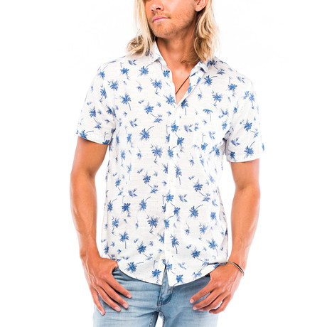 Montauk Short-Sleeve Button Down // White (S)