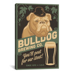 Bulldog Brewing Co. (18"W x 26"H x 0.75"D)