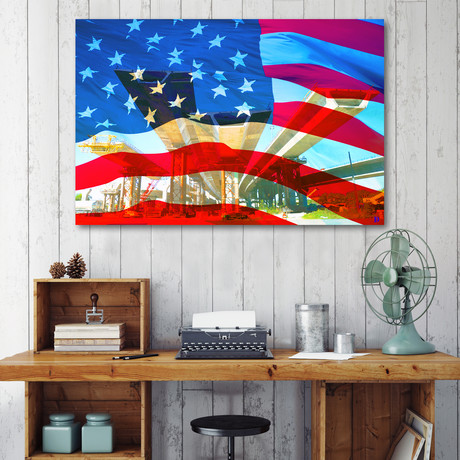 Building America // David Thompson // Stretched Canvas