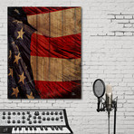 The American Flag // Louisa Catharine Forsyth (20"W x 16"H x 1.5"D // Stretched Canvas)