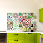 Original Multicolor Tiles // 60 ct. (40"W x 24"H)