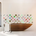 Original Multicolor Tiles // 60 ct. (40"W x 24"H)