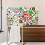 Original Multicolor Tiles // 60 ct. (40"W x 24"H)