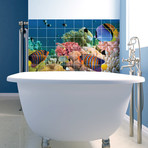 The Marine Fauna Tiles // 60 ct. (40"W x 24"H)