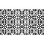 Arabesque Shade of Grey Tiles // 60 ct. (40"W x 24"H)