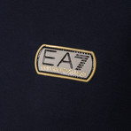 EA7 Rubberized Patch Polo // Navy (S)