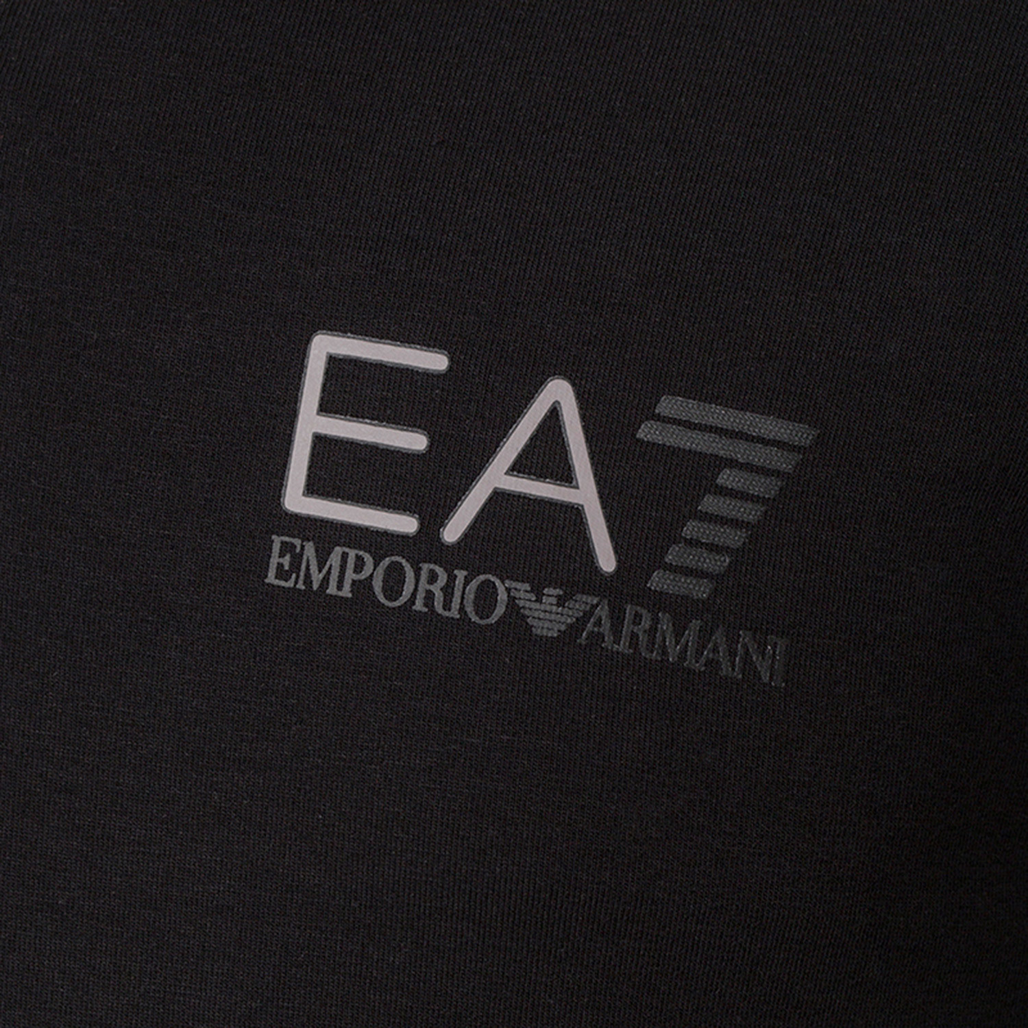 EA7 Chest Logo Print Polo // Black (XS) - Emporio Armani - Touch of Modern
