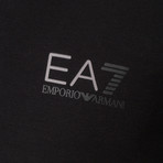 EA7 Chest Logo Print Polo // Black (M)