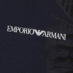 Emporio Armani Eagle Logo Shadow Graphic Tee // Navy (XL)