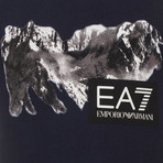 EA7 Mountain Graphic Tee // Navy (XL)