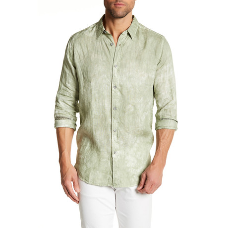 Long-Sleeve Modern Fit Shirt // Green (S)