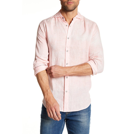 Long-Sleeve Modern Fit Shirt // Light Pink (S)