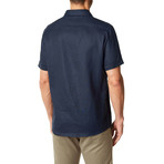 Short-Sleeve Modern Fit Shirt // Navy (S)