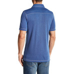 Short-Sleeve Polo // Blue (L)