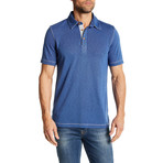 Short-Sleeve Polo // Blue (L)