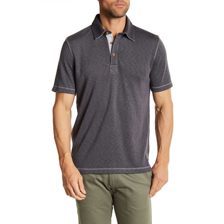 Short-Sleeve Polo // Charcoal (M)