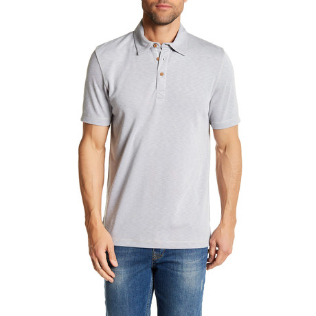 Short-Sleeve Polo // Grey (M)