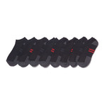 Low Cut Performance Sock // Black // Pack of 8