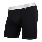 Weekday Boxer Brief // Black + Silver + Green (S)