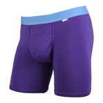 Weekday Boxer Brief // Plum + Turquoise (XS)