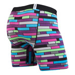 Weekday Boxer Brief // Blue Multi + Black (2XS)